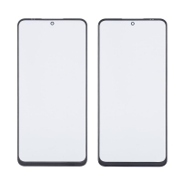 Стекло дисплея с OCA пленкой Xiaomi Poco X5 (5G) черное с олеофобным покрытием, закаленное