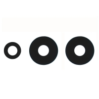 Стекло камеры Xiaomi Redmi Note 12 5G, 22111317I, комплект 3 шт, черное, Original (PRC)