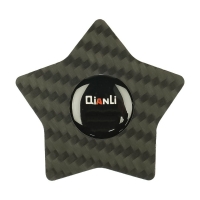 Карта пластиковая QianLi Carbon Fiber D, звезда пятиугольная, для разборки