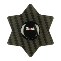 Карта пластиковая QianLi Carbon Fiber E, звезда шестиугольная, для разборки
