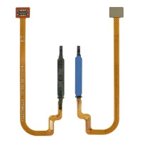 Шлейф Xiaomi Redmi 9T, кнопки включения, боковая клавиша, для сканера отпечатка пальца (Touch ID), синій, Original (PRC)