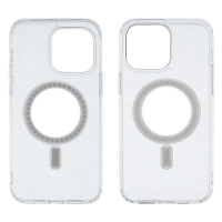 Чехол силиконовый Сlear Case MagSafe для Apple iPhone 13 Pro Max прозрачный