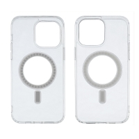 Чехол силиконовый Сlear Case MagSafe для Apple iPhone 15 Pro Max прозрачный