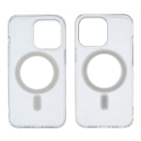 Чехол силиконовый Сlear Case MagSafe для Apple iPhone 15 Pro прозрачный