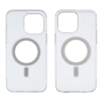 Чехол силиконовый Сlear Case MagSafe для Apple iPhone 15 прозрачный