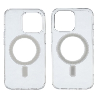 Чехол силиконовый Сlear Case MagSafe для Apple iPhone 16 Pro Max прозрачный