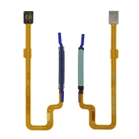 Шлейф Xiaomi Redmi Note 11E, кнопки включения, боковая клавиша, для сканера отпечатка пальца (Touch ID), синій, Original (PRC)