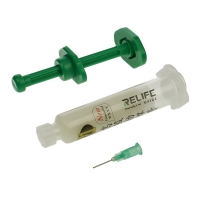 Флюс-паста Relife F-21 10 мл в шприце с пластиковым толкателем, высокоактивная (без содержания галогенов)