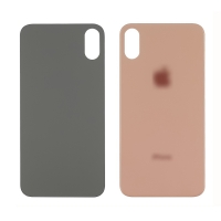 Задня кришка Apple iPhone XS Rose Gold (розово-золотистое) (Big hole)