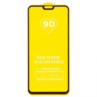 Захисне скло Huawei Honor 8X, Honor View 10 Lite, iNobi, Full Glue, клей на усій поверхні, сумісне з чохлом, без пакування, чорне | Закаленное защитное стекло