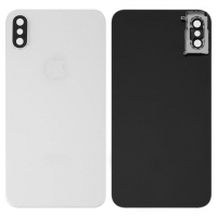 Задня кришка Apple iPhone XS, біла, із склом камери, Original (PRC) | корпус, крышка аккумулятора, АКБ, батареи