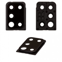 Стекло камеры для Samsung SM-A217 Galaxy A21s, черное, с рамкой