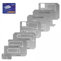 ����� BGA-���������� Mechanic iBGA 13 Max Apple iPhone 11, iPhone 11 Pro, iPhone 11 Pro Max, iPhone 12, iPhone 12 mini, iPhone 12 Pro, iPhone 12 Pro Max, iPhone 13, iPhone 13 mini, iPhone 13 Pro, iPhone 13 Pro Max, iPhone X, iPhone XS, iPhone XS Max, Motherboard, 14 in 1