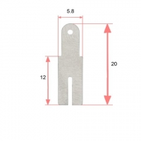 ��������� �������� ��� ������ ������������� 18650, 10 ��., 20x6mm