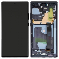 Дисплей Samsung SM-N985 Galaxy Note 20 Ultra, SM-N986 Galaxy Note 20 Ultra 5G, чорний | в передній панелі, Original (PRC), без фронтальной камеры | дисплейный модуль, экран
