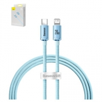 USB-������ Baseus Crystal Shine Series, Type-C �� Lightning, 120 ��, 20 ��, �������, #CAJY001303