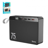 Power bank Hoco J94, 75000 mAh, 22.5 Вт, чорний, Power Delivery (PD), #6931474779175