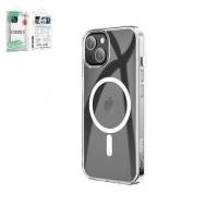 Чехол Hoco Magnetic airbag series Apple iPhone 13, ударопрочный, прозрачный, магнитный, пластик, MagSafe, #6931474756213