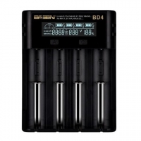 Зарядное устройство Basen BD4, для Li-ion, Ni-Cd, Ni-MH аккумуляторов, с дисплеем, вход 5V 2A