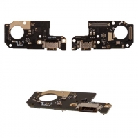Плата зарядки Xiaomi Redmi Note 12 4G, шлейф коннектора зарядки, с микрофоном, Original (PRC)