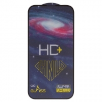 ������� ���� Apple iPhone 15, 0,33 �� 9H, iNob, Full Glue, ���� �� ��� ��������, ������ � ������, ����� ������, HD+ | ���������� �������� ������