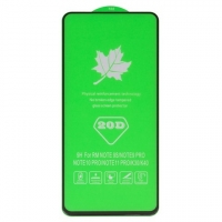 Захисне скло Xiaomi Redmi K30, Redmi Note 9 Pro, Redmi Note 9S, iNobi, Full Glue, клей на усій поверхні, сумісне з чохлом, без пакування, чорне | Закаленное защитное стекло