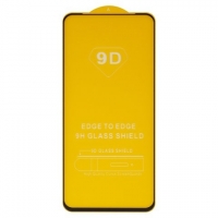 Захисне скло Oppo A52, A72, A92, iNobi, Full Glue, клей на усій поверхні, сумісне з чохлом, без пакування, чорне | Закаленное защитное стекло