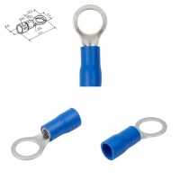 Наконечник RV3,5-8, 8 мм, кольцевый, изолированный, синий, 10 шт., 2,5-4,0 мм?