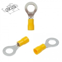 Наконечник RV3,5-8, 8 мм, кольцевый, изолированный, желтый, 10 шт., 2,5-4,0 мм?