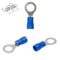 Наконечник RV5,5-8, 8 мм, кольцевый, изолированный, синий, 10 шт., 4-6 мм?