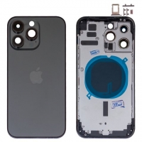 ������ Apple  iPhone 14 Pro Max, ������, � ���������� SIM-�����, � �������� ��������, High Copy, Global, space black