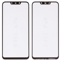 Стекло корпуса G+OCA PRO для Huawei Nova 3i, P Smart Plus, с OCA-пленкой, черное