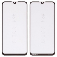 Стекло корпуса G+OCA PRO для Huawei P Smart (2019), с OCA-пленкой, черное