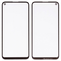 Стекло корпуса G+OCA PRO для Huawei P40 Lite E, Y7p, с OCA-пленкой, черное