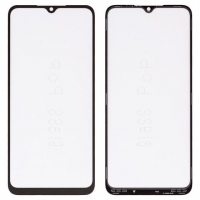 Стекло корпуса G+OCA PRO для Xiaomi Poco C3, Redmi 10A, Redmi 9A, Redmi 9AT, Redmi 9C, с OCA-пленкой, черное