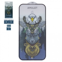 ������� ���� Amulet Apple iPhone 15, iNobi, Full Glue, ���� �� ��� ��������, Anti-Static, ����� | ���������� �������� ������
