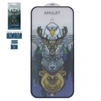 ������� ���� Amulet Apple iPhone 15 Pro, iNobi, Full Glue, ���� �� ��� ��������, Anti-Static, ����� | ���������� �������� ������