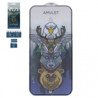 ������� ���� Amulet Apple iPhone 15 Plus, iNobi, Full Glue, ���� �� ��� ��������, Anti-Static, ����� | ���������� �������� ������