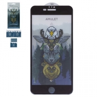 ������� ���� Amulet Apple iPhone 7 Plus, iPhone 8 Plus, iNobi, Full Glue, ���� �� ��� ��������, Anti-Static, ����� | ���������� �������� ������